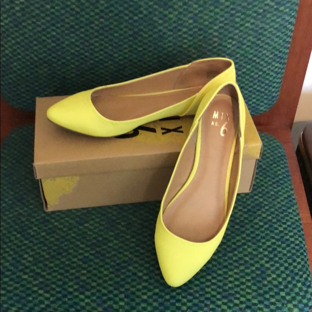 Mix No. 6 Bright Yellow Women’s Flats